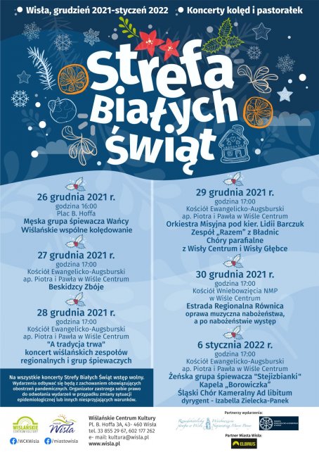 Strefa Białych Świąt - plakat